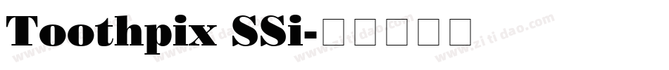 Toothpix SSi字体转换